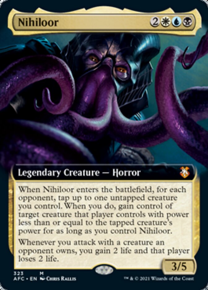 Nihiloor (Extended Art) [Dungeons & Dragons: Adventures in the Forgotten Realms Commander] | L.A. Mood Comics and Games