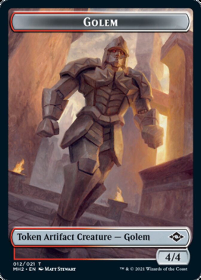 Golem Token [Modern Horizons 2 Tokens] | L.A. Mood Comics and Games