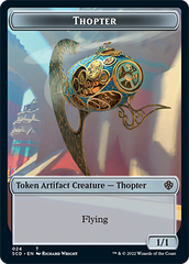 Elephant // Thopter Double-Sided Token [Starter Commander Decks] | L.A. Mood Comics and Games