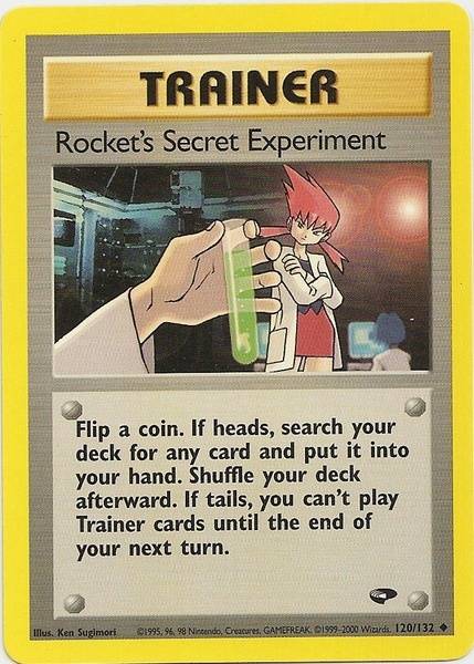 Rocket's Secret Experiment (120/132) [Gym Challenge Unlimited] | L.A. Mood Comics and Games
