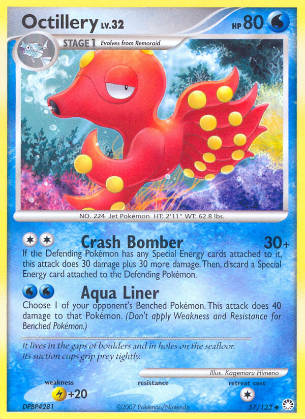 Octillery (57/123) [Diamond & Pearl: Mysterious Treasures] | L.A. Mood Comics and Games