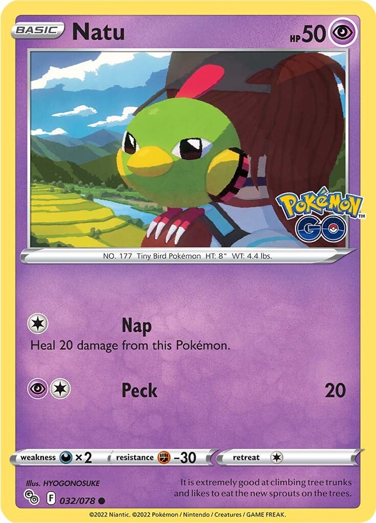 Natu (032/078) [Pokémon GO] | L.A. Mood Comics and Games