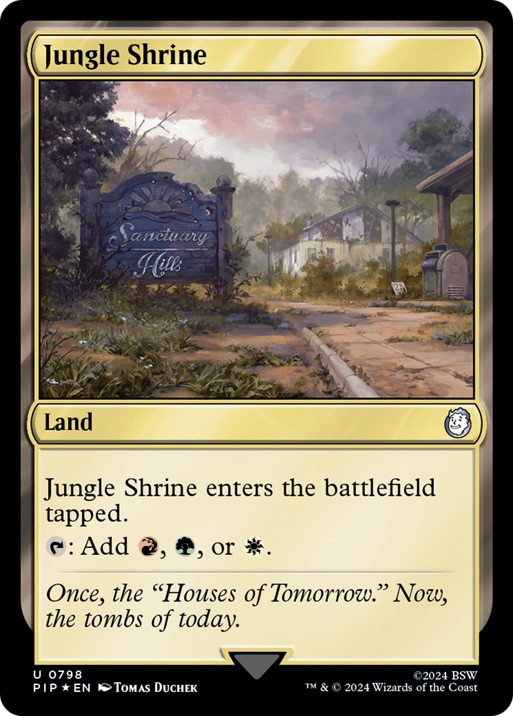 Jungle Shrine (Surge Foil) [Fallout] | L.A. Mood Comics and Games