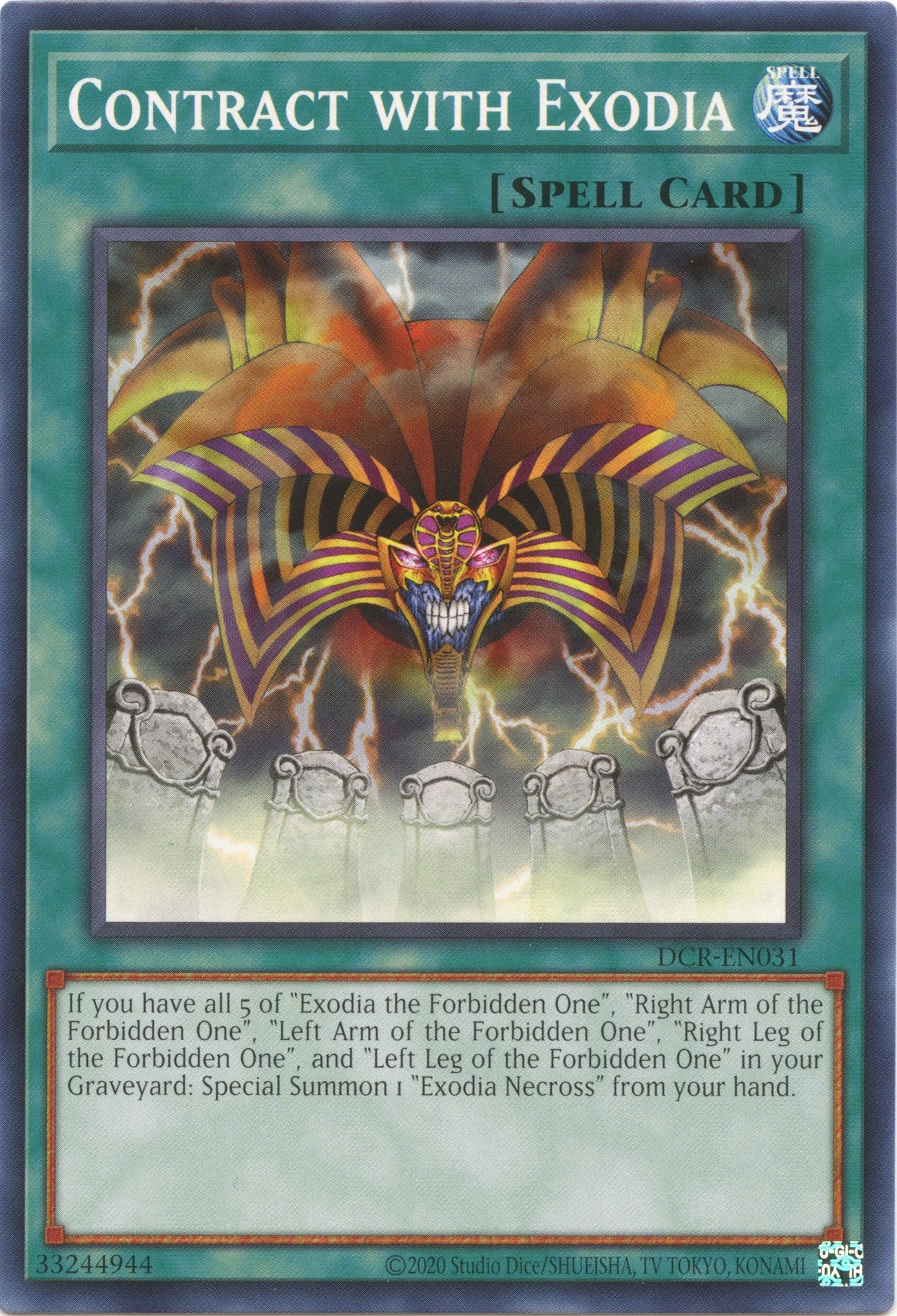 Contract with Exodia (25th Anniversary) [DCR-EN031] Common | L.A. Mood Comics and Games