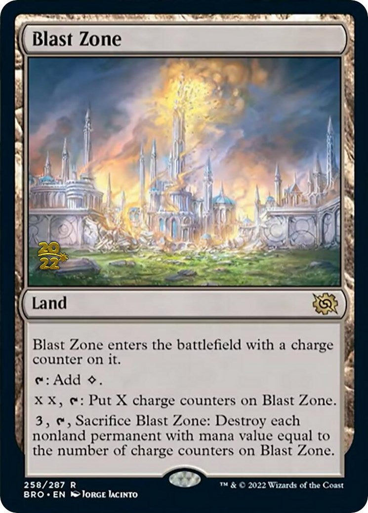 Blast Zone (258) [The Brothers' War Prerelease Promos] | L.A. Mood Comics and Games