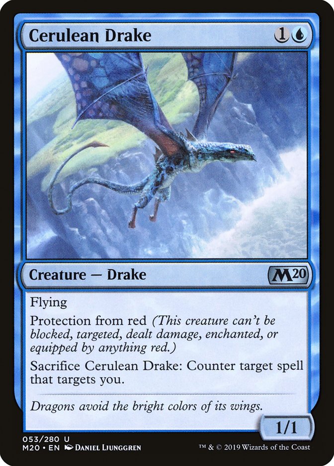 Cerulean Drake [Core Set 2020] | L.A. Mood Comics and Games