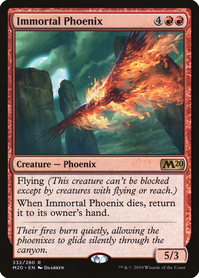 Immortal Phoenix [Core Set 2020] | L.A. Mood Comics and Games