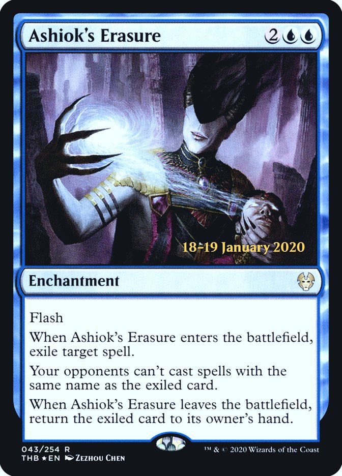 Ashiok's Erasure [Theros Beyond Death Prerelease Promos] | L.A. Mood Comics and Games