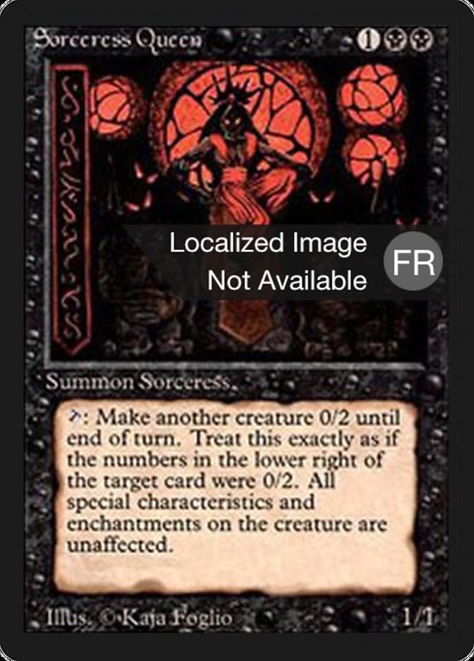 Sorceress Queen [Foreign Black Border] | L.A. Mood Comics and Games