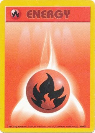Fire Energy (98/102) [Base Set Unlimited] | L.A. Mood Comics and Games