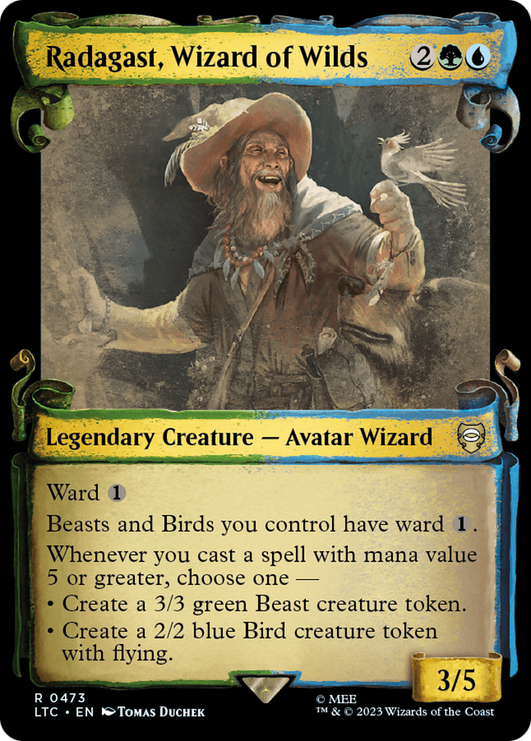 Radagast, Wizard of Wilds [The Lord of the Rings: Tales of Middle-Earth Commander Showcase Scrolls] | L.A. Mood Comics and Games