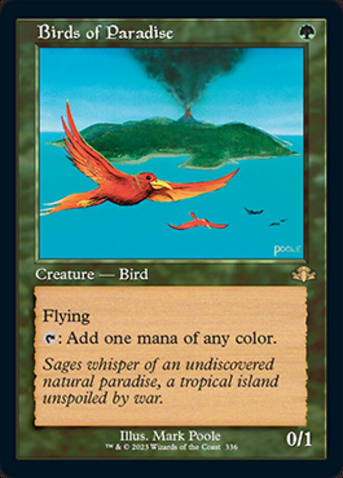 Birds of Paradise (Retro) [Dominaria Remastered] | L.A. Mood Comics and Games