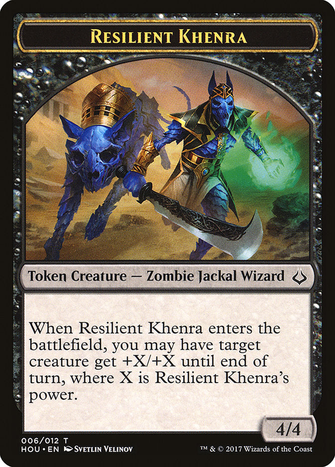 Resilient Khenra Token [Hour of Devastation Tokens] | L.A. Mood Comics and Games