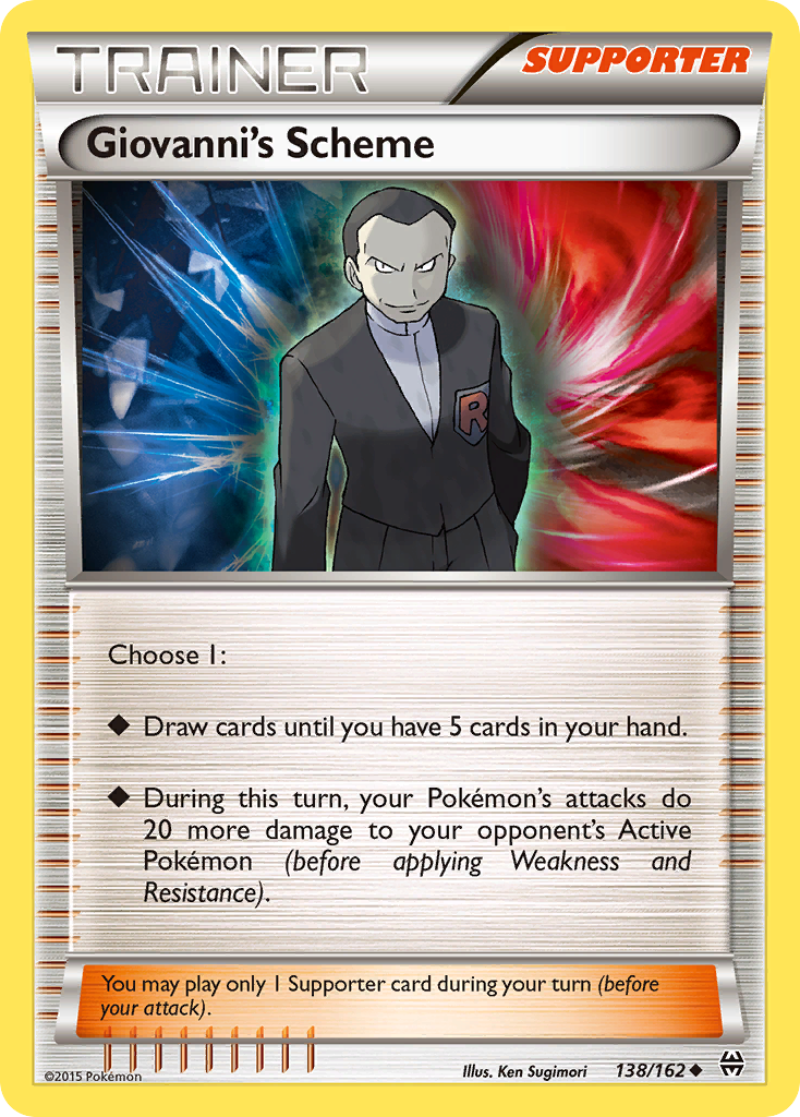 Giovanni's Scheme (138/162) [XY: BREAKthrough] | L.A. Mood Comics and Games