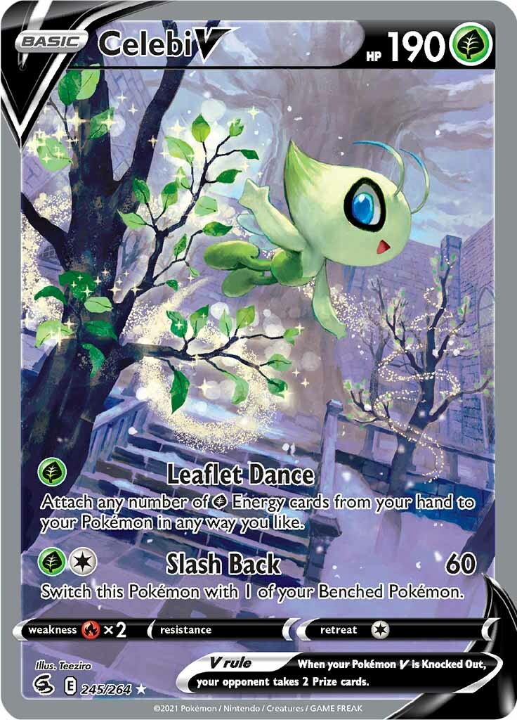 Celebi V (245/264) [Sword & Shield: Fusion Strike] | L.A. Mood Comics and Games