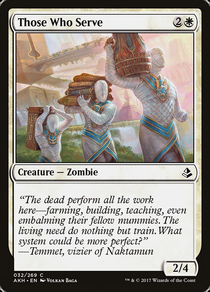 Those Who Serve [Amonkhet] | L.A. Mood Comics and Games