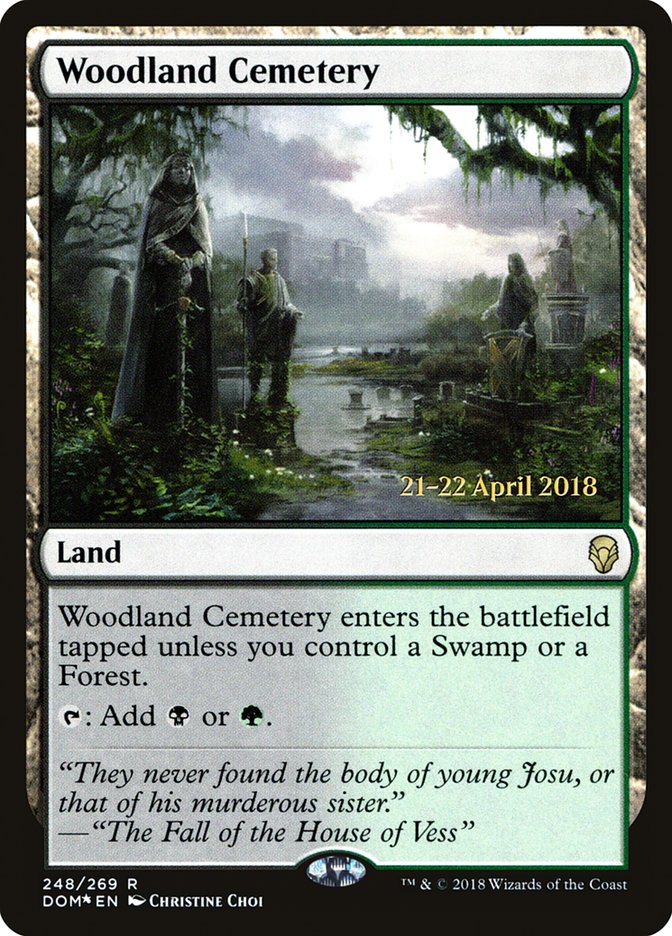 Woodland Cemetery [Dominaria Prerelease Promos] | L.A. Mood Comics and Games