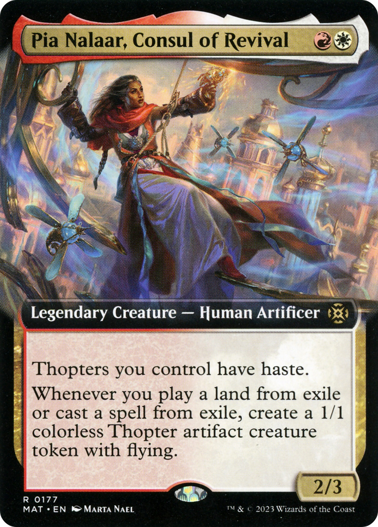 Pia Nalaar, Consul of Revival (Extended Art) [March of the Machine: The Aftermath] | L.A. Mood Comics and Games
