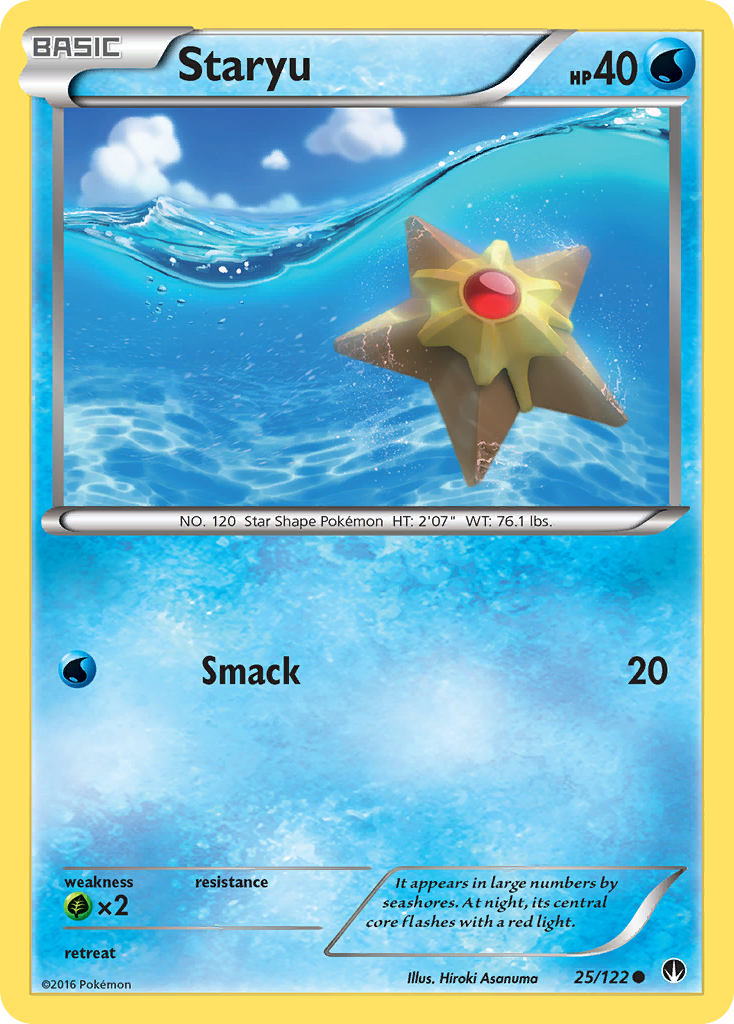 Staryu (25/122) [XY: BREAKpoint] | L.A. Mood Comics and Games
