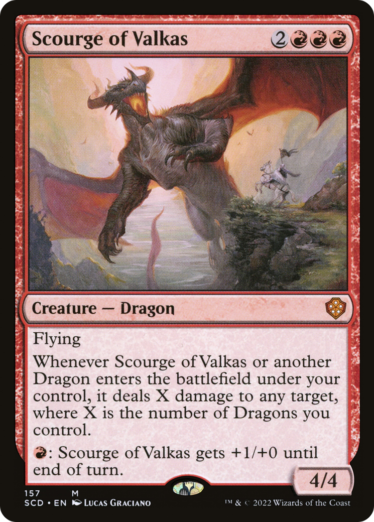 Scourge of Valkas [Starter Commander Decks] | L.A. Mood Comics and Games