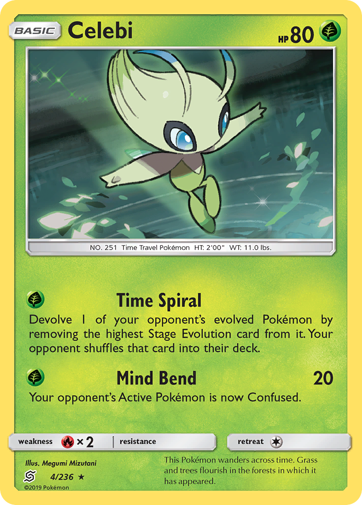 Celebi (4/236) [Sun & Moon: Unified Minds] | L.A. Mood Comics and Games