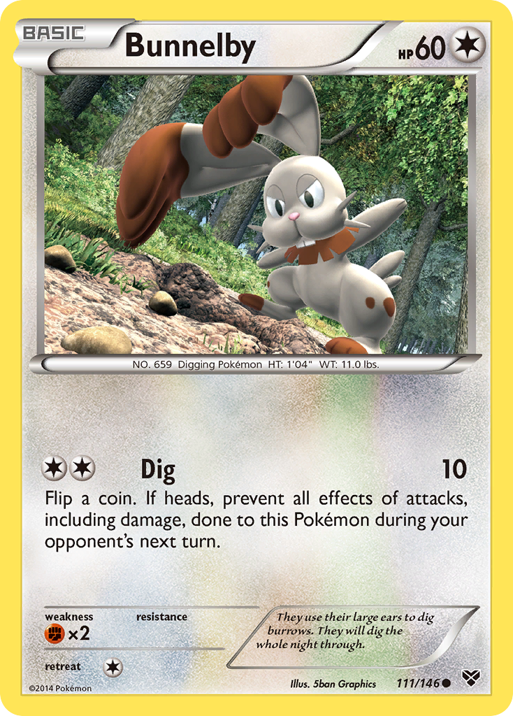 Bunnelby (111/146) [XY: Base Set] | L.A. Mood Comics and Games