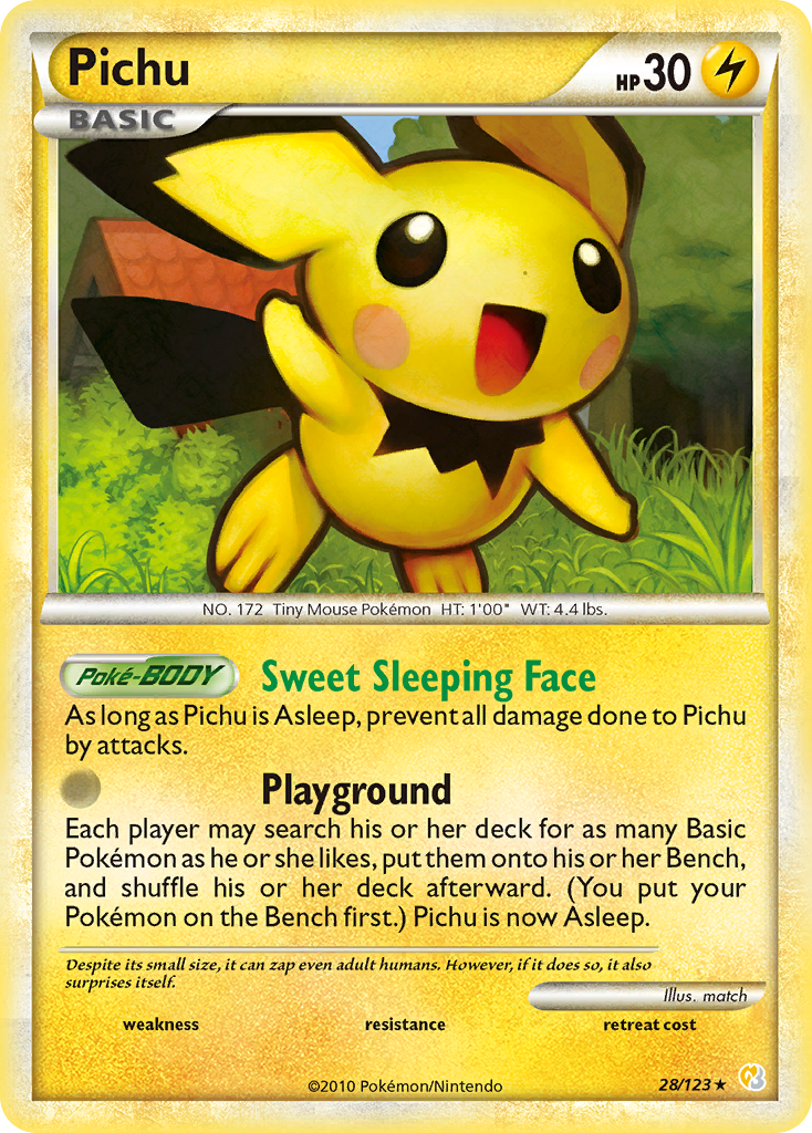 Pichu (28/123) [HeartGold & SoulSilver: Base Set] | L.A. Mood Comics and Games