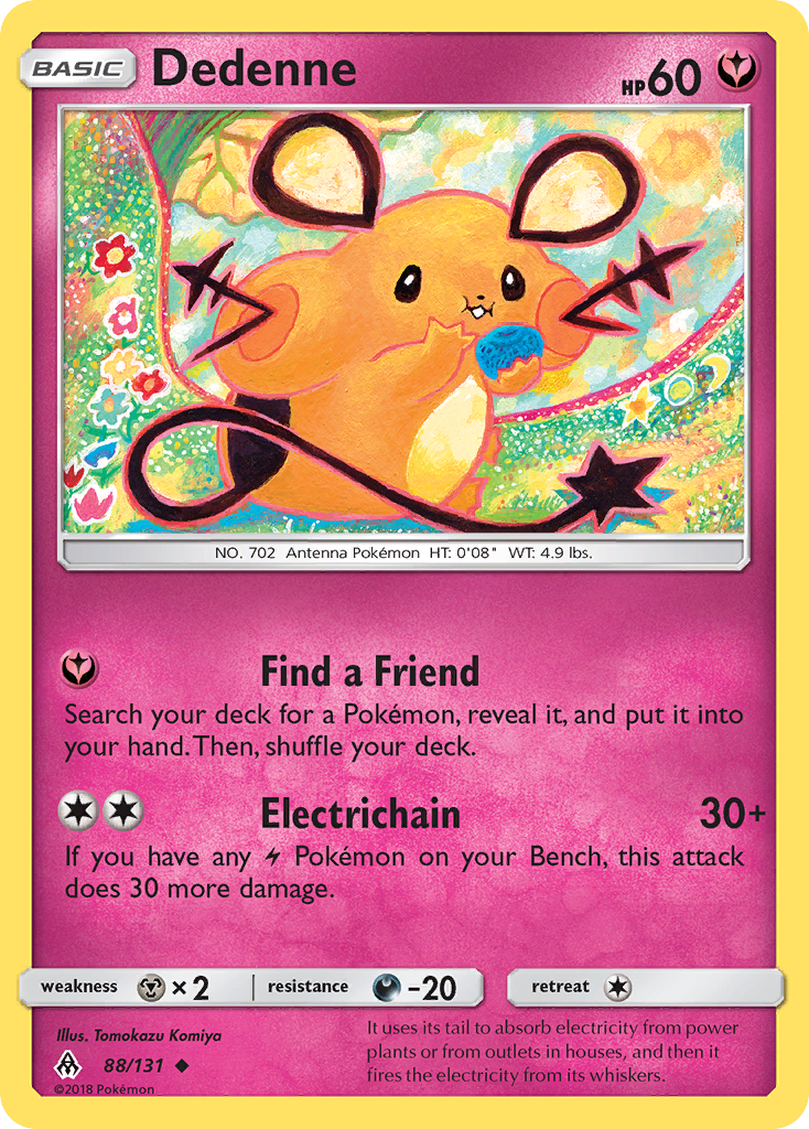 Dedenne (88/131) [Sun & Moon: Forbidden Light] | L.A. Mood Comics and Games