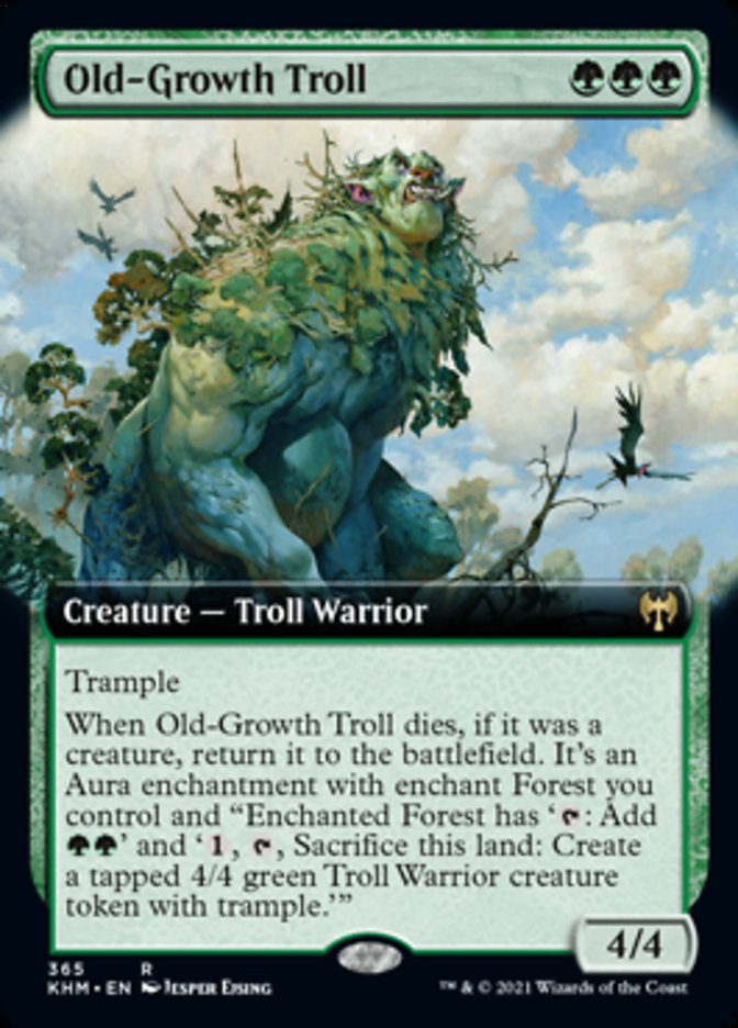 Old-Growth Troll (Extended Art) [Kaldheim] | L.A. Mood Comics and Games