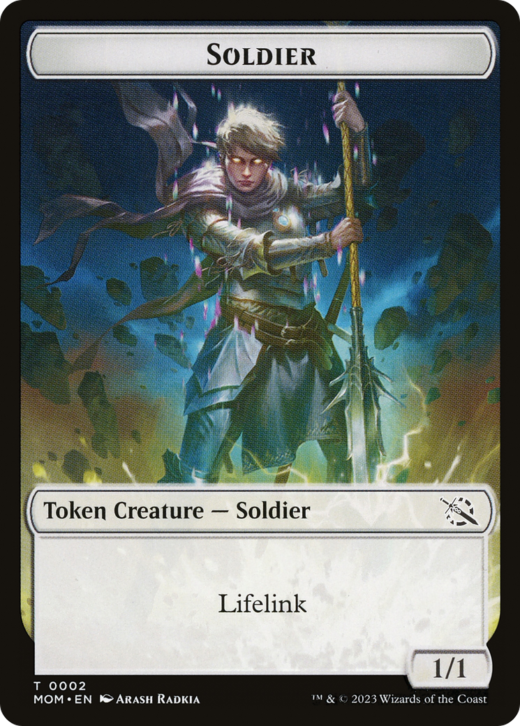 Soldier // Kraken Double-Sided Token [March of the Machine Tokens] | L.A. Mood Comics and Games