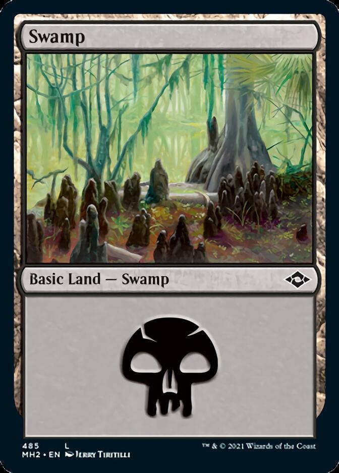 Swamp (485) (Foil Etched) [Modern Horizons 2] | L.A. Mood Comics and Games