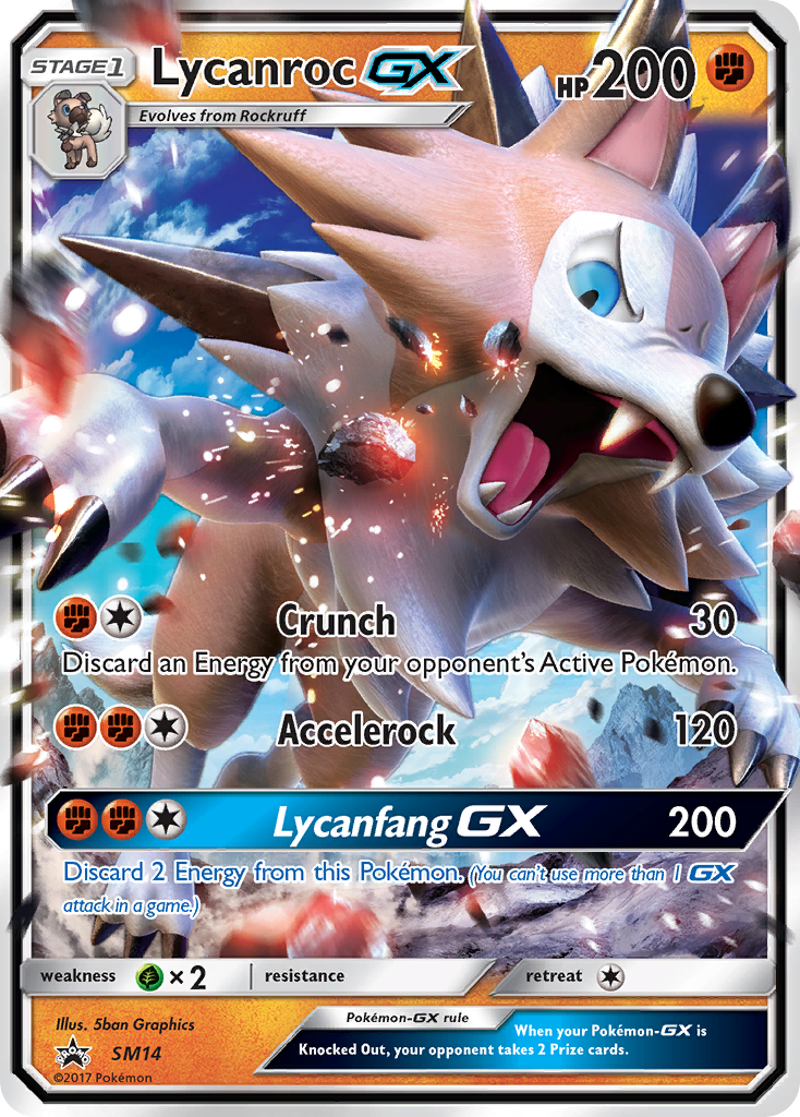 Lycanroc GX (SM14) [Sun & Moon: Black Star Promos] | L.A. Mood Comics and Games