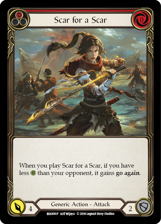 Scar for a Scar [IRA009-P] (Ira Welcome Deck)  1st Edition Normal | L.A. Mood Comics and Games