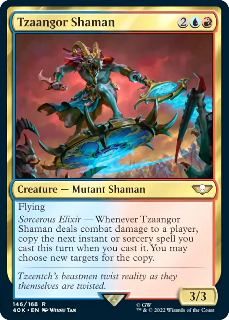 Tzaangor Shaman (Surge Foil) [Warhammer 40,000] | L.A. Mood Comics and Games