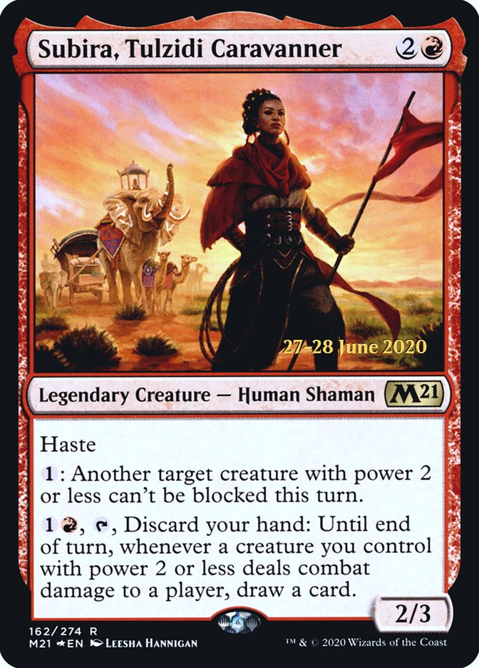 Subira, Tulzidi Caravanner [Core Set 2021 Prerelease Promos] | L.A. Mood Comics and Games