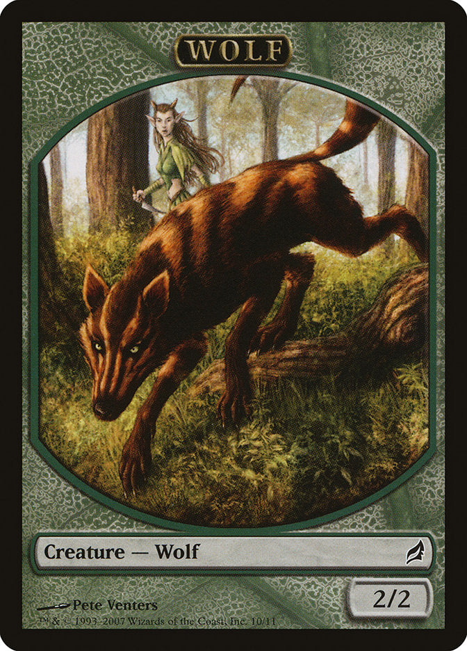 Wolf Token [Lorwyn Tokens] | L.A. Mood Comics and Games