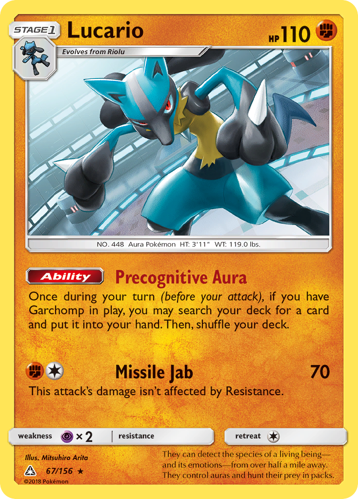 Lucario (67/156) [Sun & Moon: Ultra Prism] | L.A. Mood Comics and Games