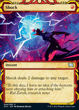 Shock (Foil Etched) [Strixhaven: School of Mages Mystical Archive] | L.A. Mood Comics and Games