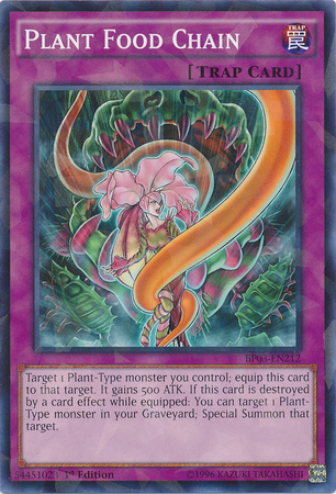 Plant Food Chain [BP03-EN212] Shatterfoil Rare | L.A. Mood Comics and Games
