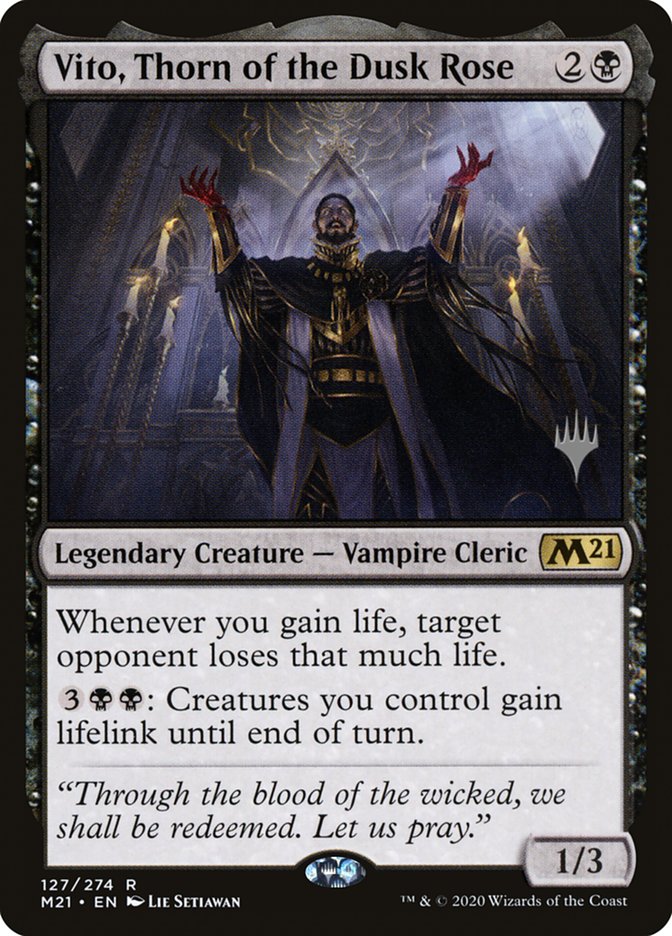 Vito, Thorn of the Dusk Rose (Promo Pack) [Core Set 2021 Promos] | L.A. Mood Comics and Games