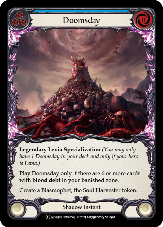 Doomsday [U-MON189-RF] (Monarch Unlimited)  Unlimited Rainbow Foil | L.A. Mood Comics and Games