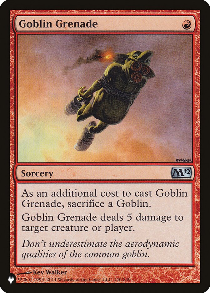 Goblin Grenade [The List] | L.A. Mood Comics and Games