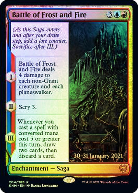 Battle of Frost and Fire [Kaldheim Prerelease Promos] | L.A. Mood Comics and Games