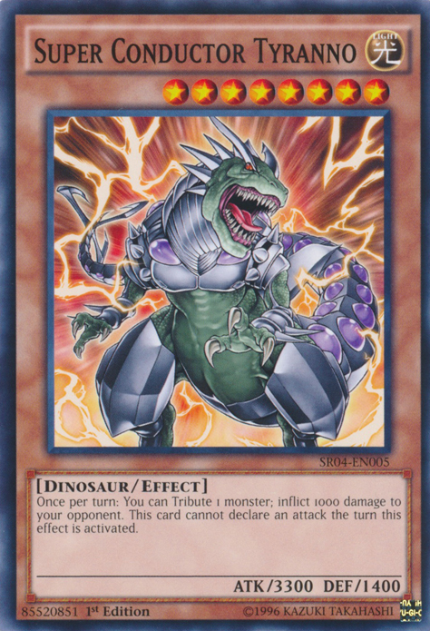 Super Conductor Tyranno [SR04-EN005] Common | L.A. Mood Comics and Games