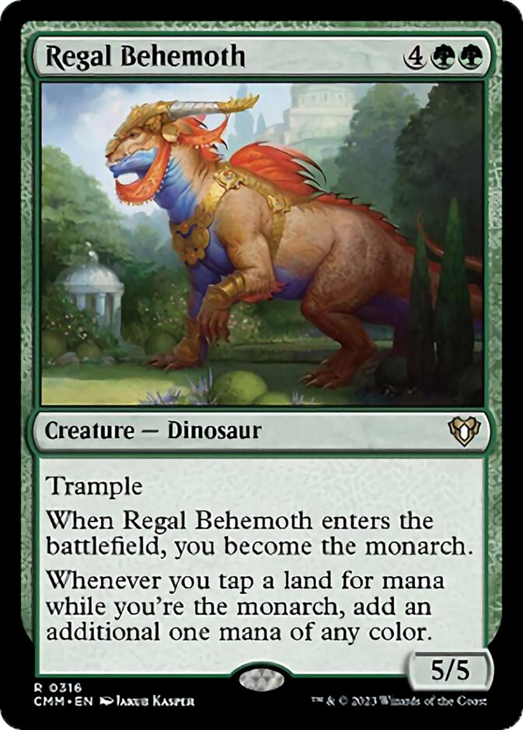Regal Behemoth [Commander Masters] | L.A. Mood Comics and Games