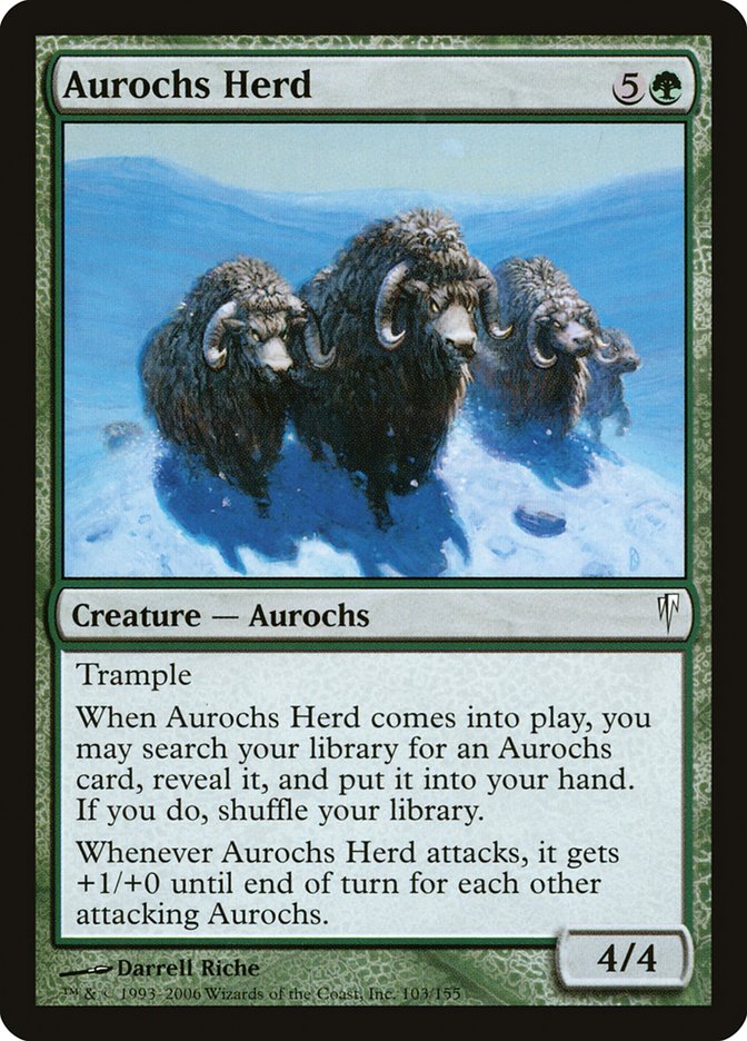 Aurochs Herd [Coldsnap] | L.A. Mood Comics and Games