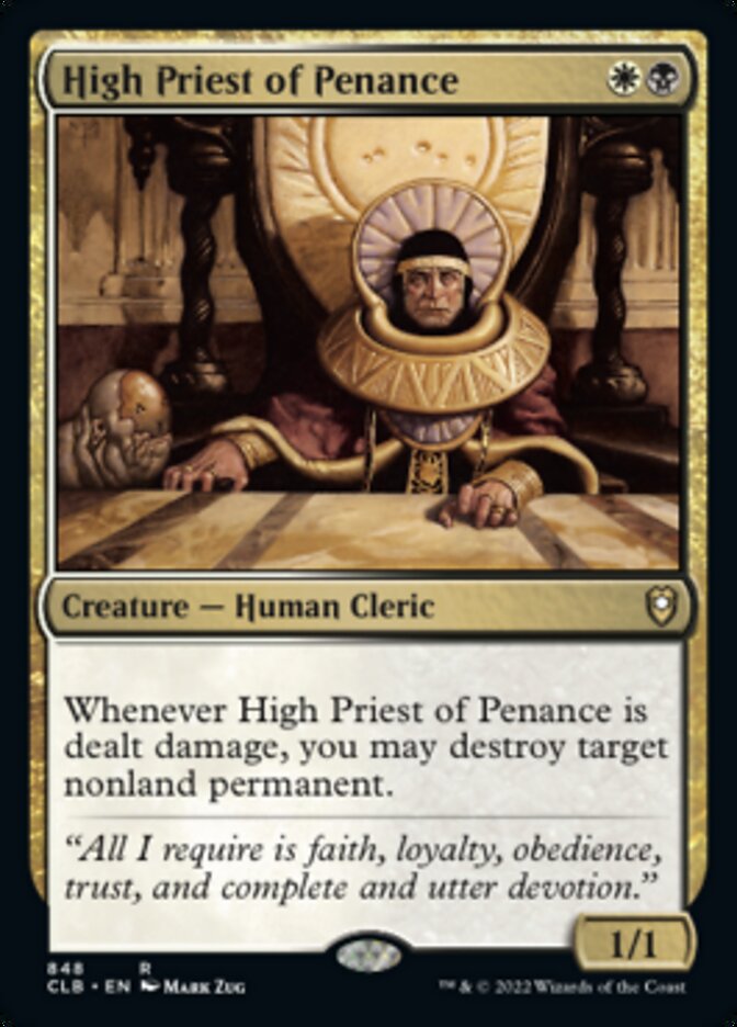 High Priest of Penance [Commander Legends: Battle for Baldur's Gate] | L.A. Mood Comics and Games