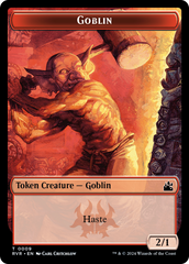 Saproling // Goblin (0009) Double-Sided Token [Ravnica Remastered Tokens] | L.A. Mood Comics and Games