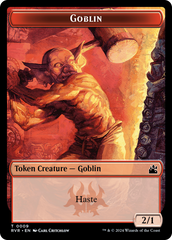 Elf Knight // Goblin (0009) Double-Sided Token [Ravnica Remastered Tokens] | L.A. Mood Comics and Games