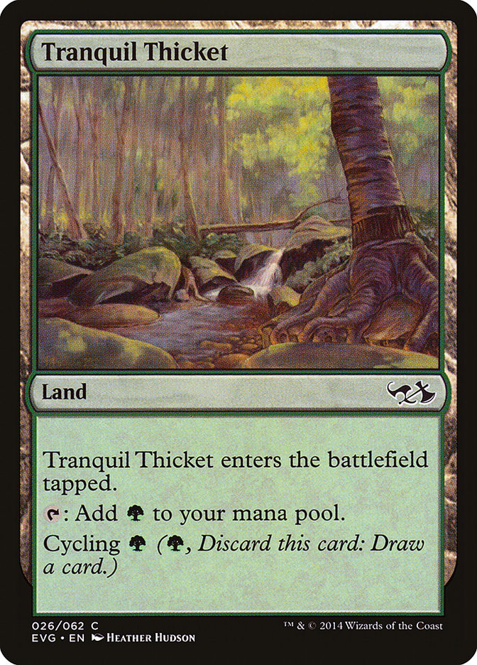 Tranquil Thicket (Elves vs. Goblins) [Duel Decks Anthology] | L.A. Mood Comics and Games